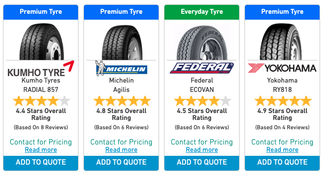 Best Light Commercial Tyres Australia